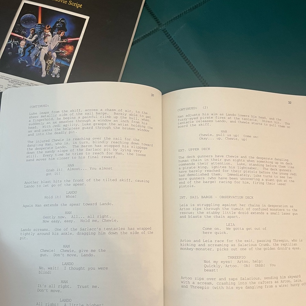 Star Wars Movie Script Collection - Picture 12 of 12
